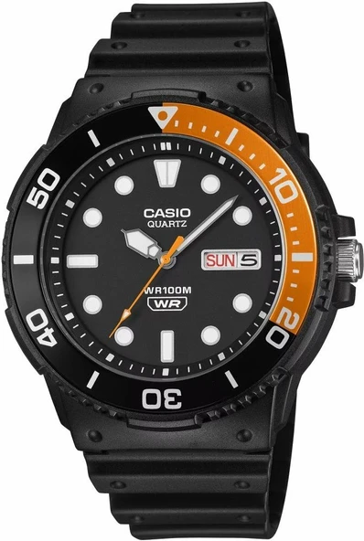 Casio MRW-230H-1E4VDF Quartz Silikon Siyah 10 ATM 45 mm Erkek Kol Saati ürün görseli 1