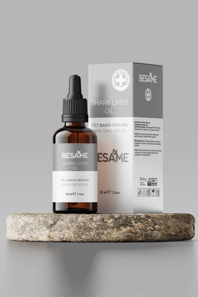 Besame Kozmetik Köpek Balığı Karaciğer Yağlı Nemlendirici Cilt Bakım Serumu 30 Ml - Hediyeli Ürün ürün görseli 1
