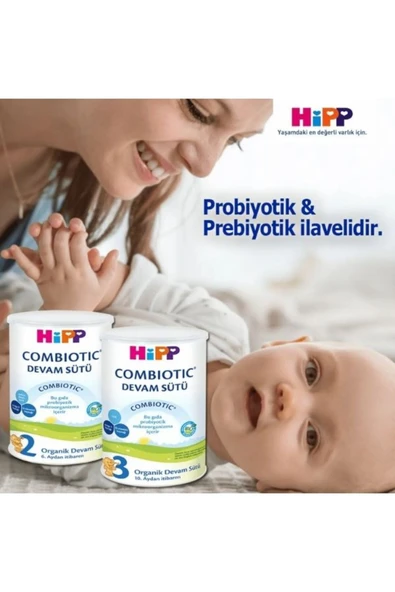 Hipp 2 Organik Combiotic Devam Sütü 350 gr x3 Adet - Resim 3