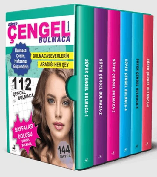 Süper Çengel Bulmaca 6 Kitap Kutulu Set ürün görseli 1