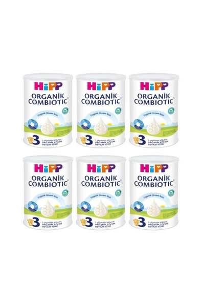 Hipp 3 Combiotic Organik Devam Sütü 6'lı 350 gr ürün görseli 1