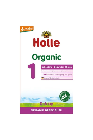 Holle 1 Organik Bebek Sütü 400 gr 0-6 Ay NO COLOR 1 ürün görseli 1