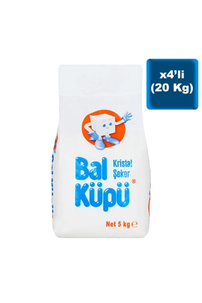 Bal Küpü Balküpü Toz Şeker 5 Kg X 4 Adet ürün görseli 1