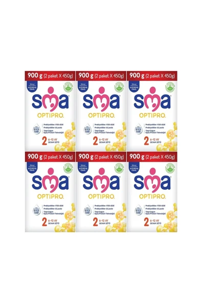 SMA OPTIPRO 2 Numara 900 GR 6'lı Avantaj Paketi (5400 GR) ürün görseli 1