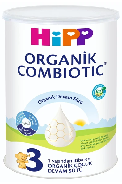Hipp Organik Combiotic Devam Sütü 3 - 350gr ürün görseli 1