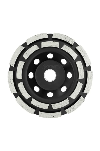SGS ÇİFT SIRA ELMAS BETON TAŞLAMA DİSKİ - 125MM SGS2314 ürün görseli 1