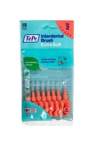 TePe Interdental Brush Extra X Soft Arayüz Fırçası Kırmızı 0.5 M ürün görseli 1