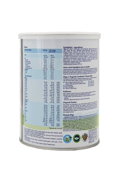 Hipp 2 Organik Combiotic Devam Sütü 350 gr - Resim 3