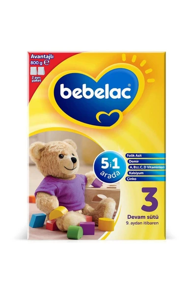 Bebelac 3 Devam Sütü 800 gr ürün görseli 1