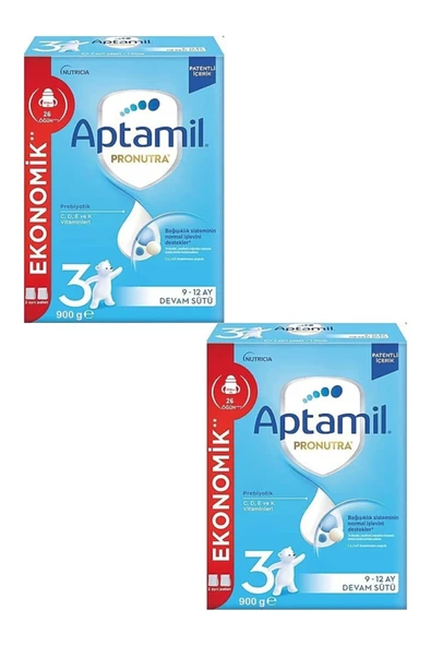 Aptamil Pronutra 3 Bebek Maması 900 gr X 2 Adet ürün görseli 1