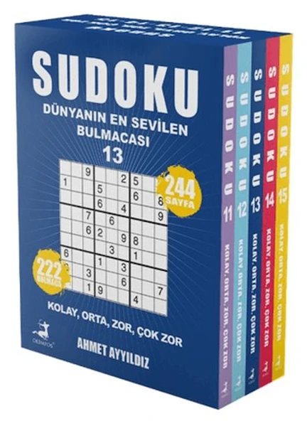 Sudoku Dünyanın En Sevilen Bulmacası 5 Kitap Set ürün görseli 1