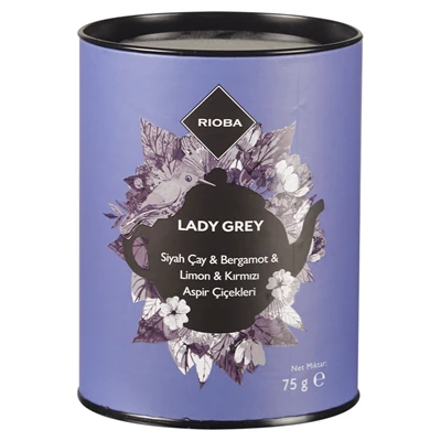 RIOBA Lady Grey Çay 75 G 8'li Avantaj Paketi ürün görseli 1