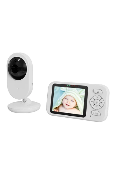 kruxon SP220 Bebek Kamerası Lcd Ekranlı Gece Görüşlü Bebek Telsizi Bebek Odası Kamerası Monitörü ürün görseli 1