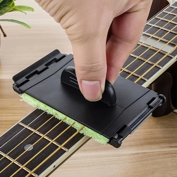 Gitar ve Bas Teli Temizleme Aleti Akustik Gitarlar, Elektro Gitarlar ve Baslar için Uygun ürün görseli 1