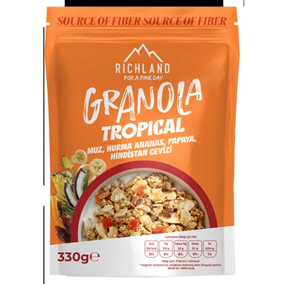 Richland Granola 330 G Tropikal Meyveli 8'li Avantaj Paketi ürün görseli 1