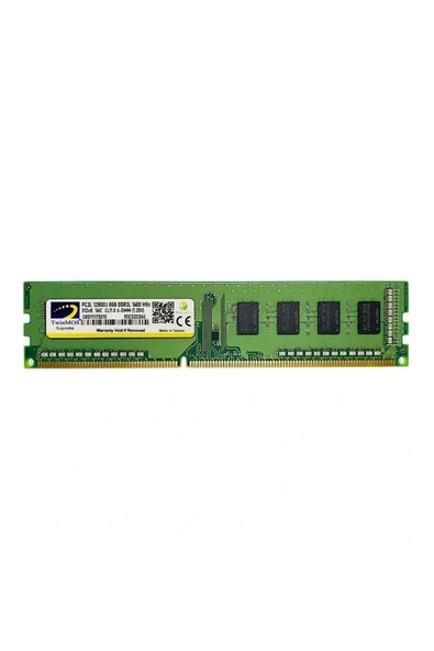 TwinMOS 8GB DDR3 1600MHZ CL11 PC RAM VALUE MDD38GB1600D 1.5v ürün görseli 1