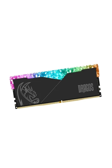 DRAGOS Sirius Vega X 32GB DDR4 3200MHZ Siyah Pcb Pc Ram RGB ürün görseli 1