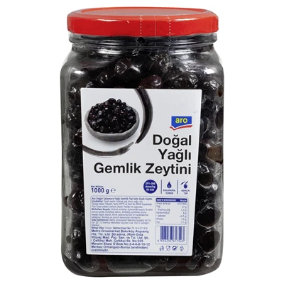 aro Siyah Zeytin 1 Kg 291-350 4'li Avantaj Paketi ürün görseli 1