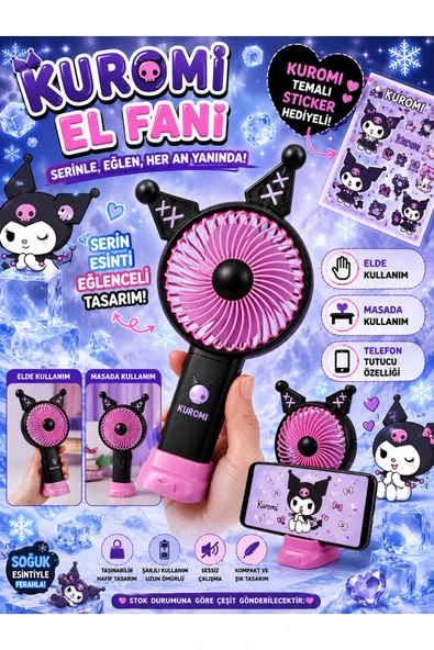 kruxon Kuromi Temalı El ve Masal Fanı Sticker Hediyeli ürün görseli 1