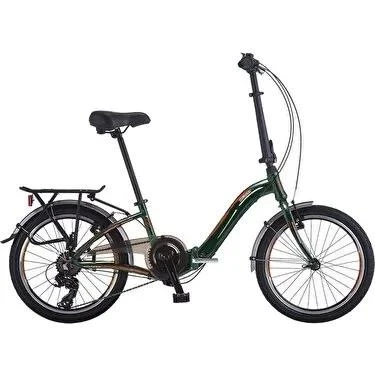 Salcano slcn 200 V katlanır bisiklet Aluminyum hafif haki renk ürün görseli 1