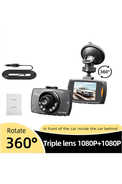 İMEXTECH G30 Araç İçi DVR Kamera Full HD 1080P Gece Görüşlü 6 LED Kızılötesi G Sensörlü Kayıt Cihazı ürün görseli 1