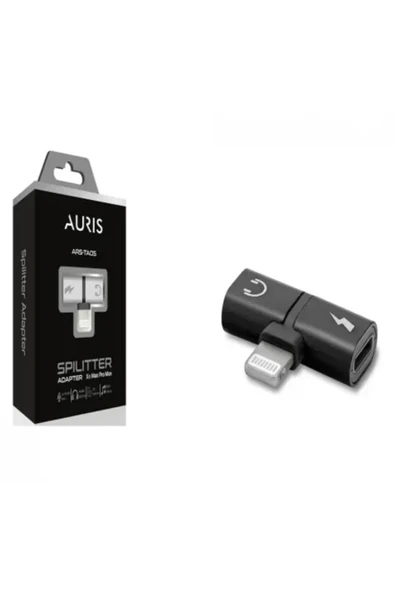 Auris ARS-TA05 İphone Lightning Şarj ve Kulaklık Çevirici İphone Uyumlu ürün görseli 1