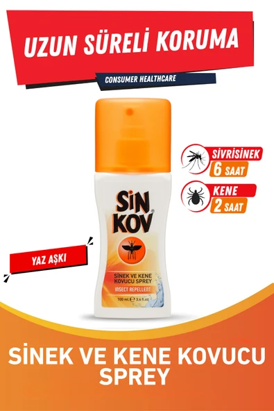 Sinkov Sinek ve Kene Kovucu Sprey 100ml - Uzun Süre Koruma ürün görseli 1