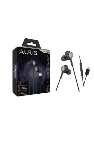 Auris HF09 Type-C Note10 Wired Headset Kulakiçi Kablolu Kulaklık ürün görseli 1