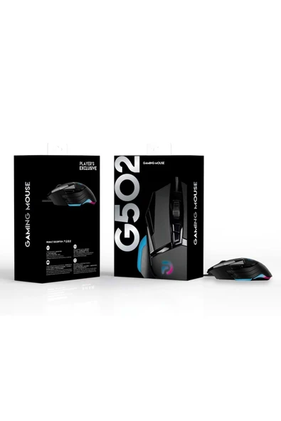 Trio TRİO G502 Gaming Mouse – Uygun Fiyatlı, Ergonomik Tasarımlı, Ayarlanabilir DPI ve Oyuncu Mouse’u ürün görseli 1