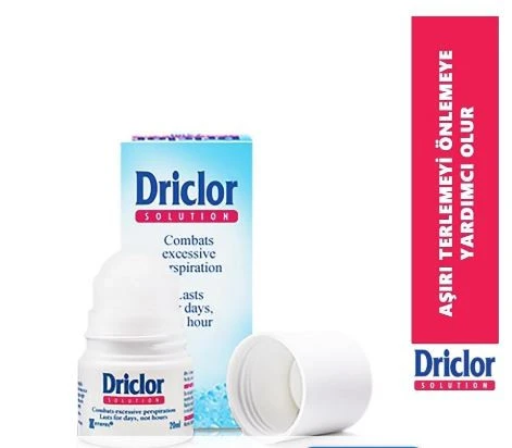 Driclor Terlemeye Karşı Antiperspirant Roll On Solution 20 ml - Resim 2