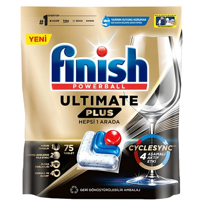 finish Ultımate Plus Bulaşık Makinesi Tableti 75Li ürün görseli 1