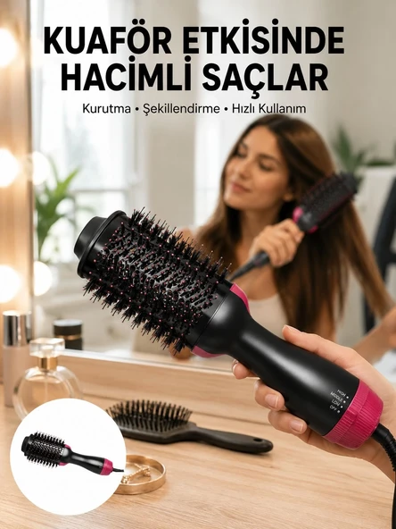 Fön Tarak 1200 W Saç Şekillendirici Saç Düzleştirici Saç Kurutma Yeni Nesil ürün görseli 1
