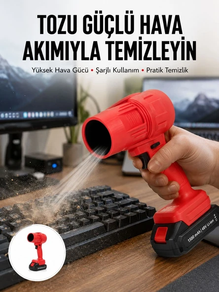 Güçlü Motorlu Elektrikli Toz Alma Temizleme Aleti Yeni Nesil ürün görseli 1