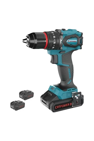 CATPOWER EL ALETLERİ CatPower 4112 20 V Çift Akülü 2 Ah Darbeli Vidalama Makinesi ürün görseli 1