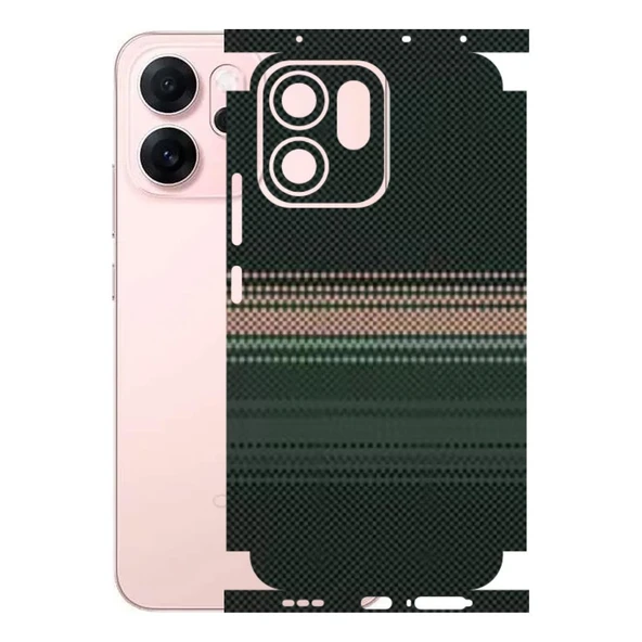 Kapps Oppo Reno 14F ile Uyumlu Rainbow Serisi Premium Kaplama 360  Yeşil-Sarı ürün görseli 1