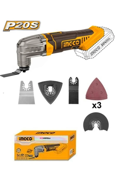 Ingco Lİ-İON AKÜLÜ MULTİSET 20V 2.0 AH ürün görseli 1