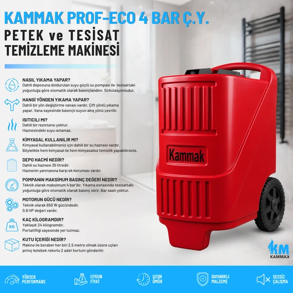 Kammak Prof-Eco-2 Petek Temizleme Makinesi ürün görseli 1