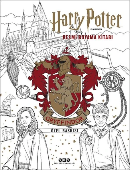 Harry Potter Filmlerinden Resmi Boyama Kitabı – Gryffindor Özel Baskısı ürün görseli 1