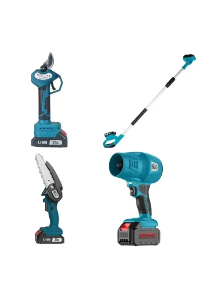 catpowertools Catpower Akülü Dal Budama, Bağ Kesme, Üfleme, Uzatma Seti ürün görseli 1