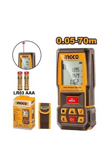Ingco LAZER METRE 70M ürün görseli 1