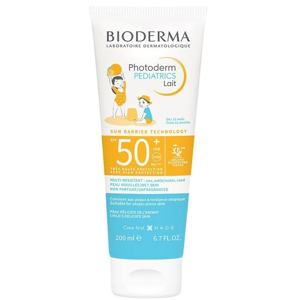 Bioderma Photoderm Pediatrics Lait SPF50+ Bebek ve Çocuklar İçin Güneş Kremi 200 ml ürün görseli 1
