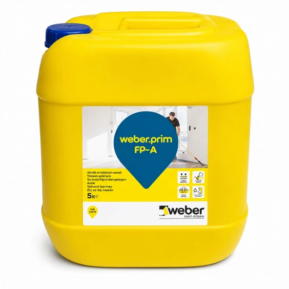 WEBER PRIM FP-A 5 LT ZEMIN ASTARI YAYILAN SAPASTAR ürün görseli 1