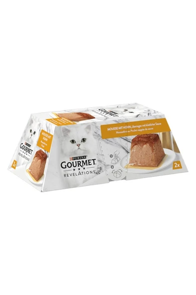 Gourmet Revelations Tavuk Etli ve Soslu Kedi Maması 2x57GR :114Gr ürün görseli 1