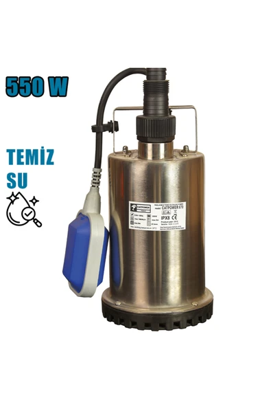 CATPOWER EL ALETLERİ Catpower CAT670 Temiz Su Dalgıc Pompa 10 Ton 550W ürün görseli 1