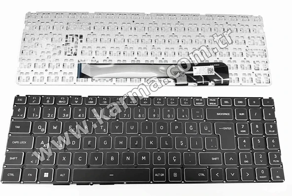 Monster Tulpar T7 V22.2.3 Notebook Klavyesi (Siyah TR) Non-Backlit - Resim 2