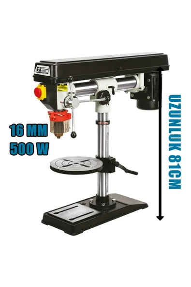 CATPOWER EL ALETLERİ Catpower CAT7226 Radyalli Sütunlu Matkap 16 mm 550W ürün görseli 1