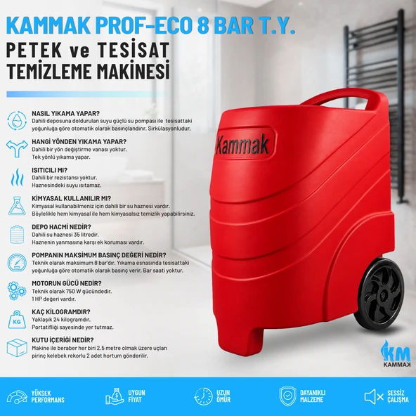 Kammak Prof-Eco-3 Petek Temizleme Makinesi ürün görseli 1