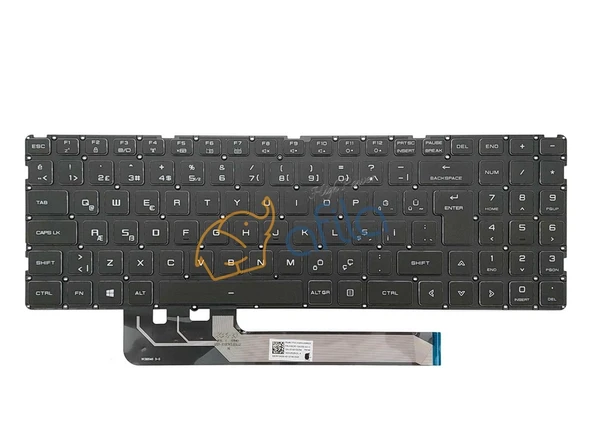 Monster Abra A7V14.6 Notebook Klavyesi, Laptop Tuş Takımı (Siyah TR) Non-Backlit ürün görseli 1