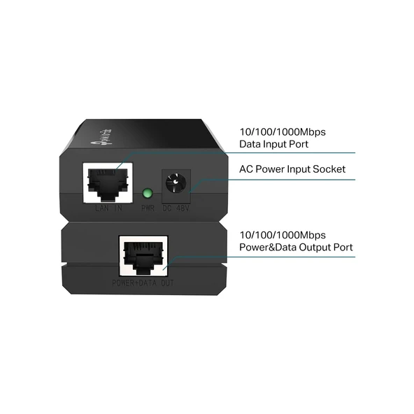 TL-PoE150S PoE Enjektör - Resim 3