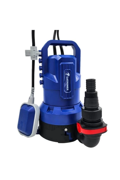 catpowertools CATPOWER 674 DALGIÇ POMPA KİRLİ SU 750W 3 KADEME TABAN 15 TON ürün görseli 1